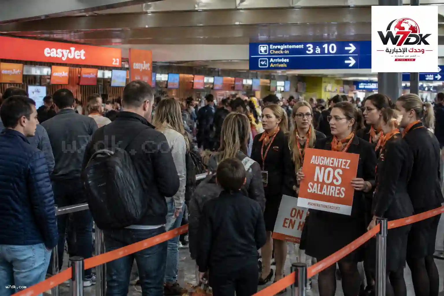 إضراب طاقم easyJet يؤدي إلى إلغاء 100 رحلة من مطارات فرنسا