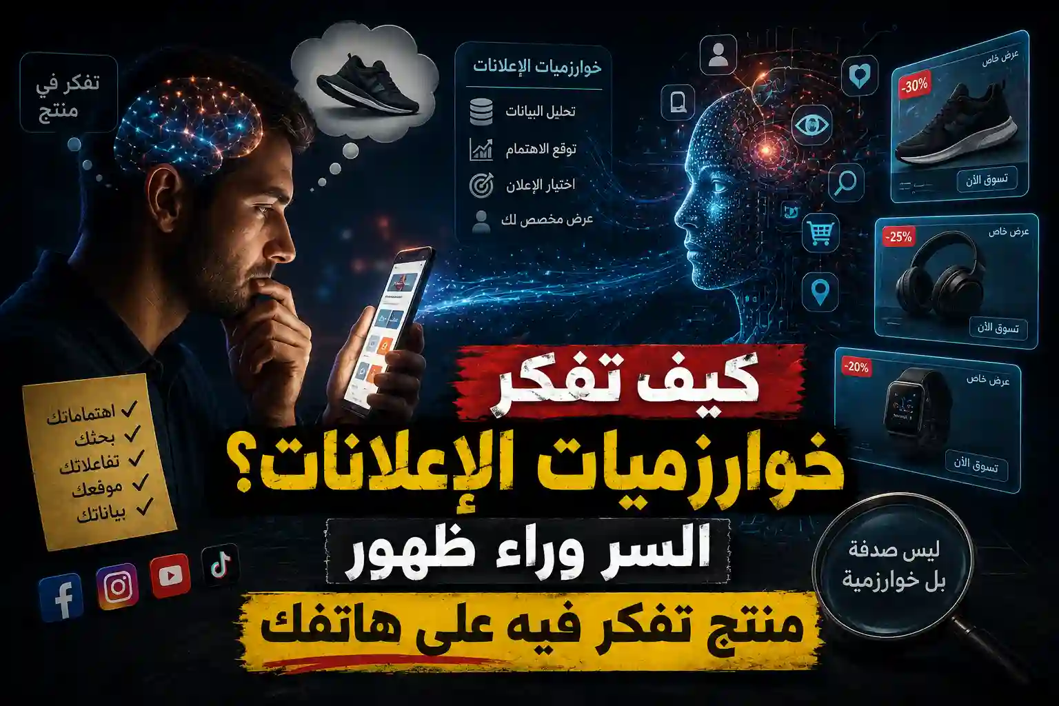 السر وراء ظهور منتج تفكر فيه على هاتفك