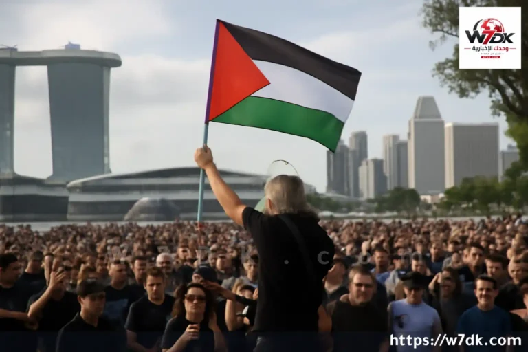 سنغافورة تمنع عضوي "ماسيف أتاك" من دخول البلاد بعد رفع علم فلسطين